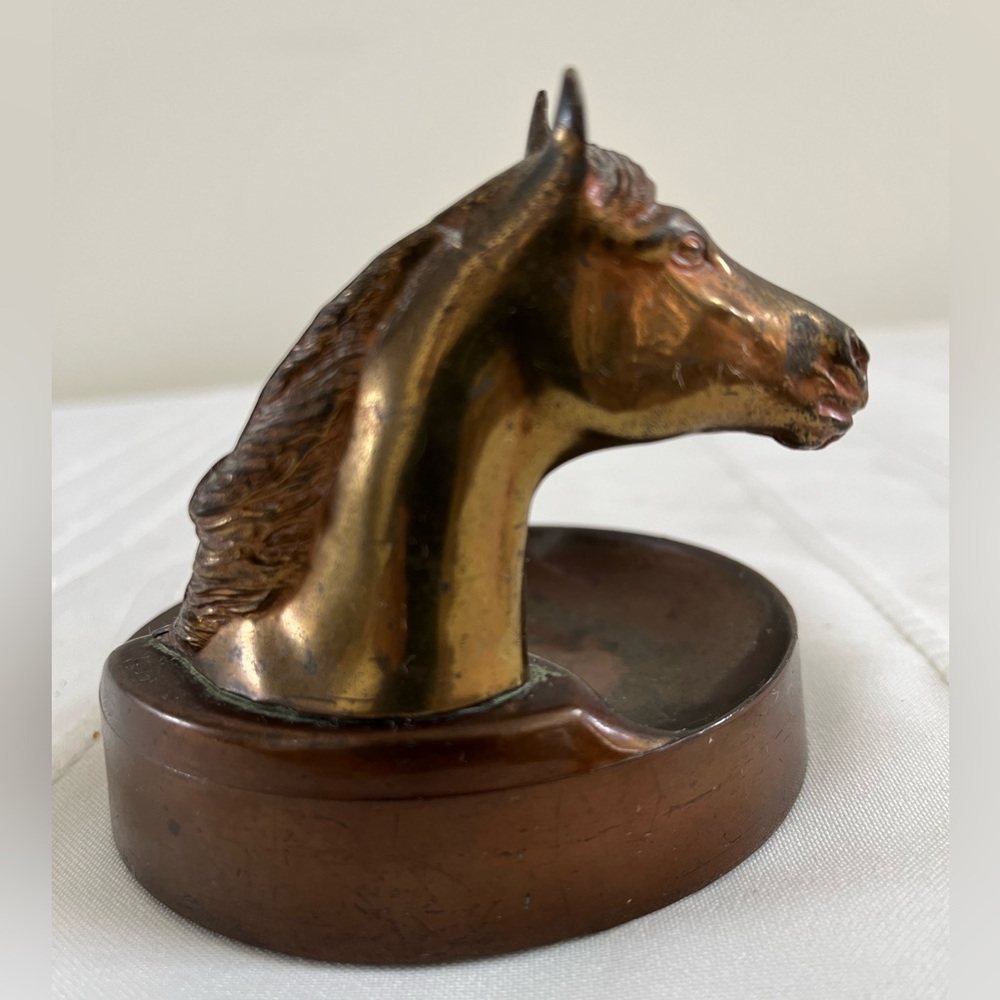 Vintage Philadelphia Manufacturing Co PM Ashtray Horse Head